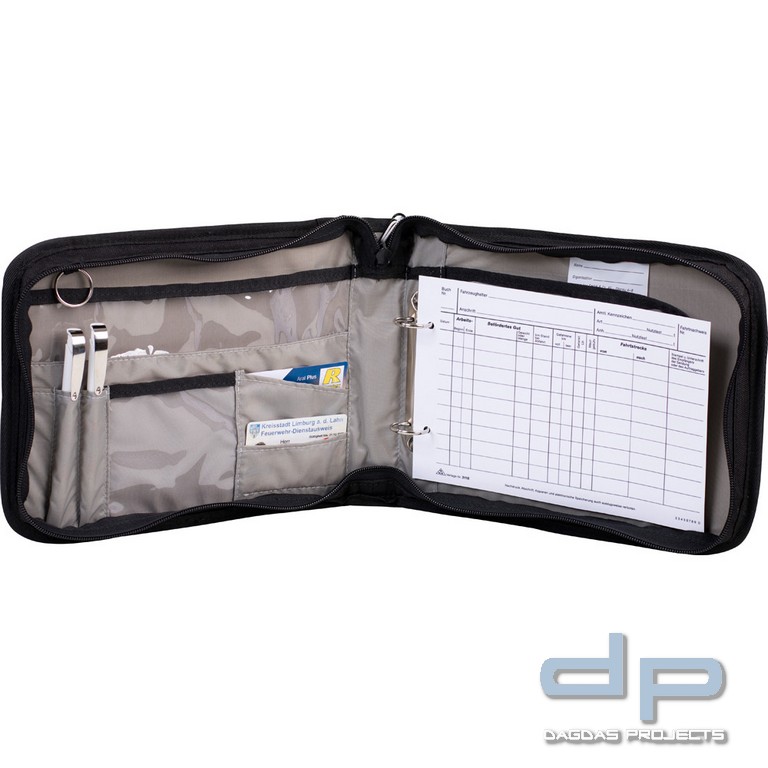 rescue-tec Fahrtenbuch Organizer DIN A5 quer, Cordura in verschiedenen Farben