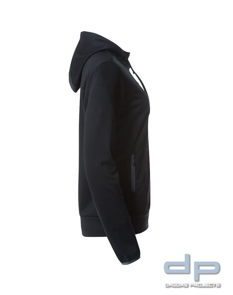 Sweatjacke Ottawa Ladies in verschiedenen Farben mit Aufdruck nach Wunsch in reflex Silber
