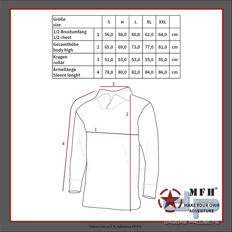 US Tactical Hemd, langarm, flecktarn