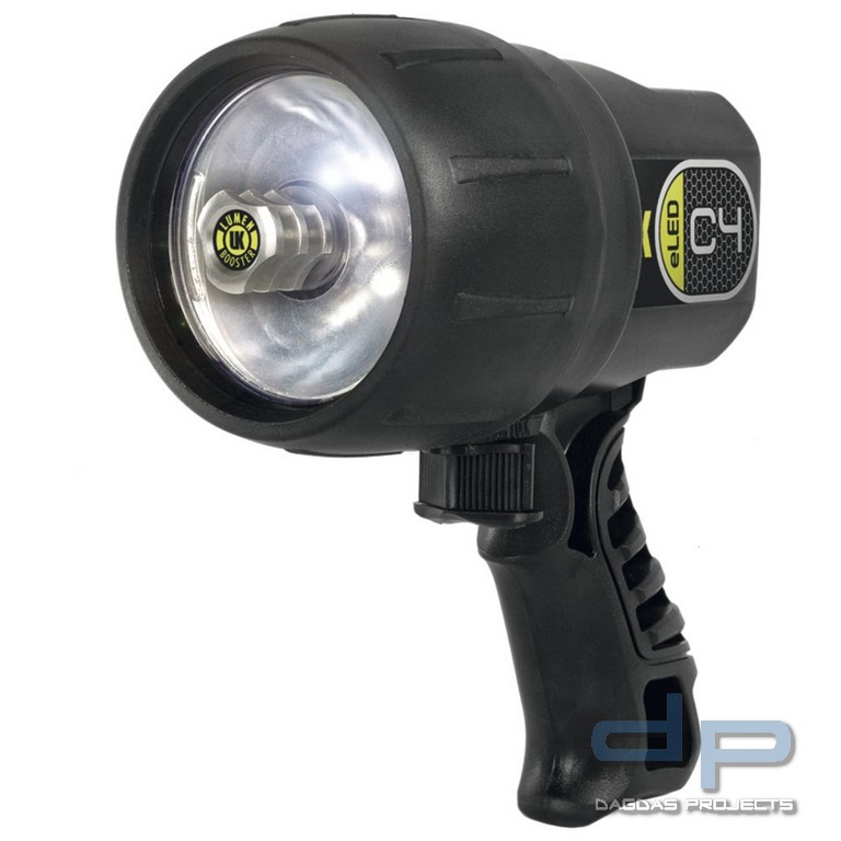 Tauchlampe Sunlight C4 eLED, schwarz