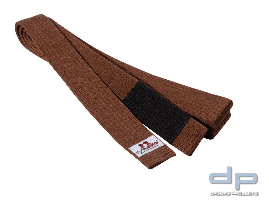 DANRHO IBJJF Gürtel, 4,5 cm Braun