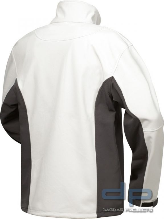 CRAFTLAND®-Softshell Jacke in Weiß/Grau