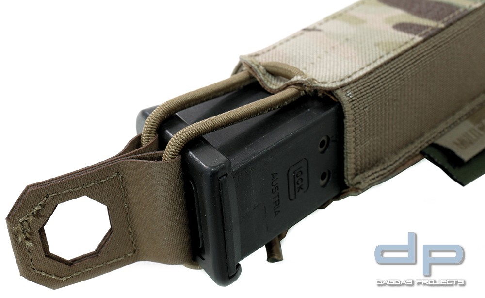 WAS Laser Cut Single Bungee Pistol Mag Pouch