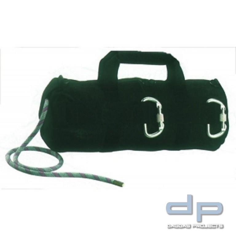 Seiltasche mit Karabinerhaltevorrichtung
