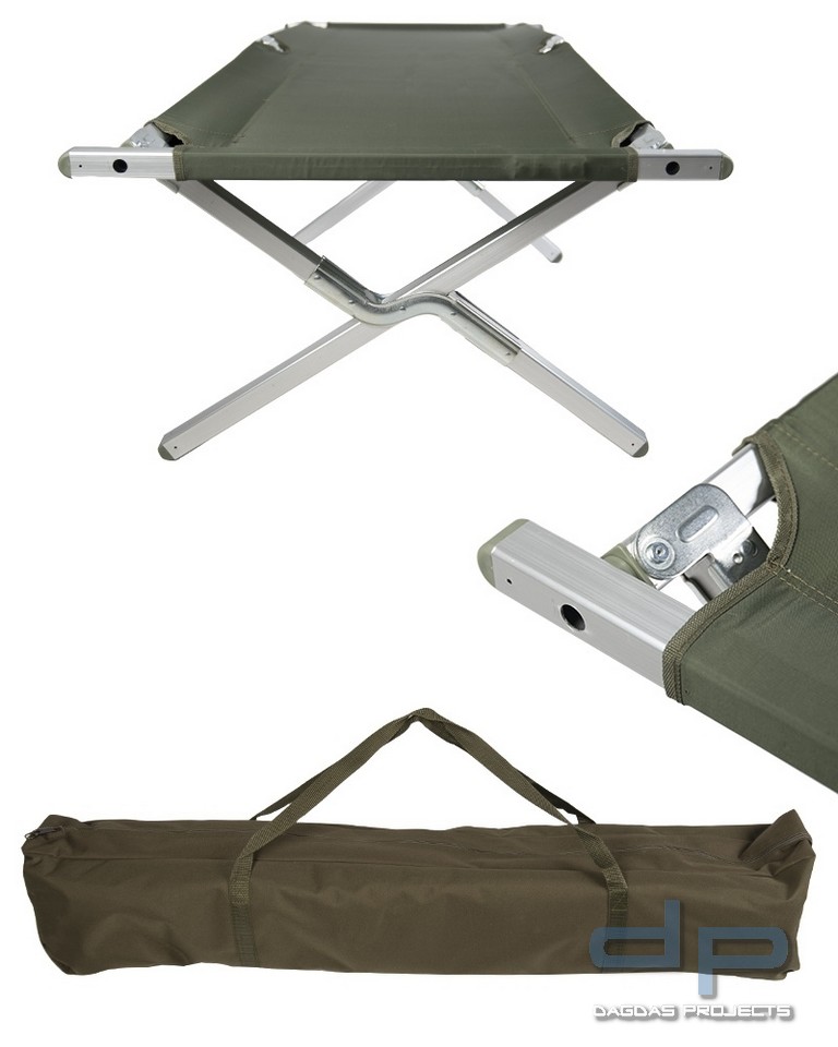 FELDBETT US-TYP ALU GESTELL 210 X 70 CM