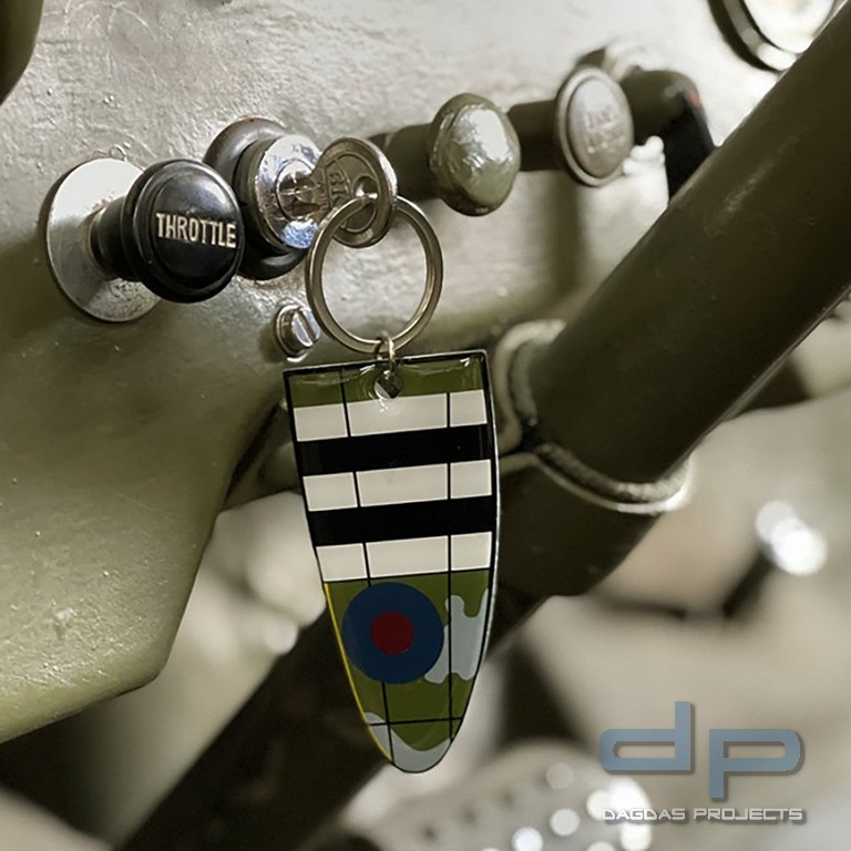 Schlüsselanhänger Spitfire Wing Metal #101