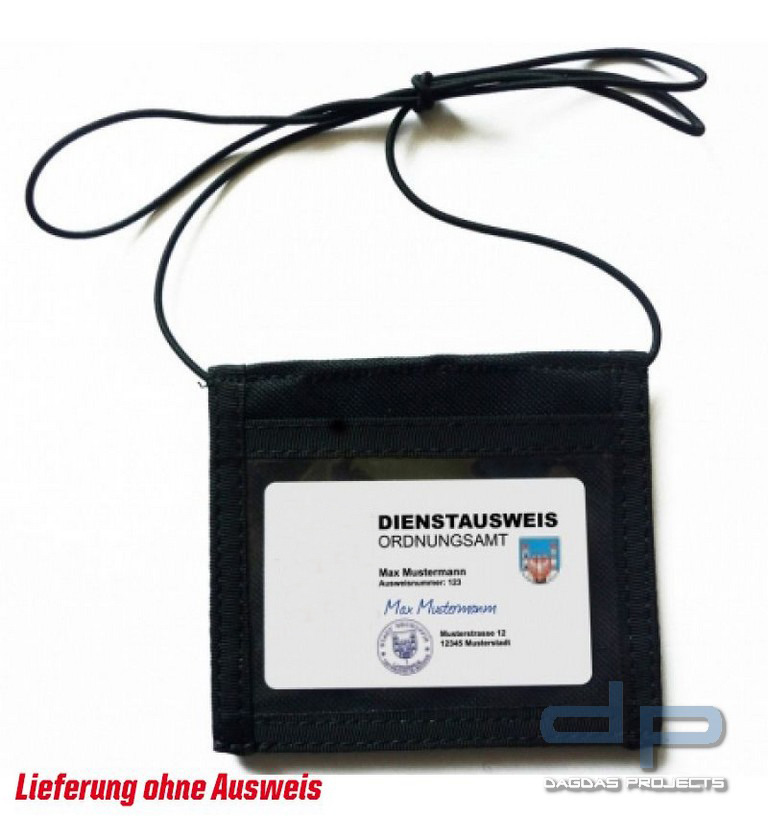 Umhänge-Ausweisträger mit Kordel