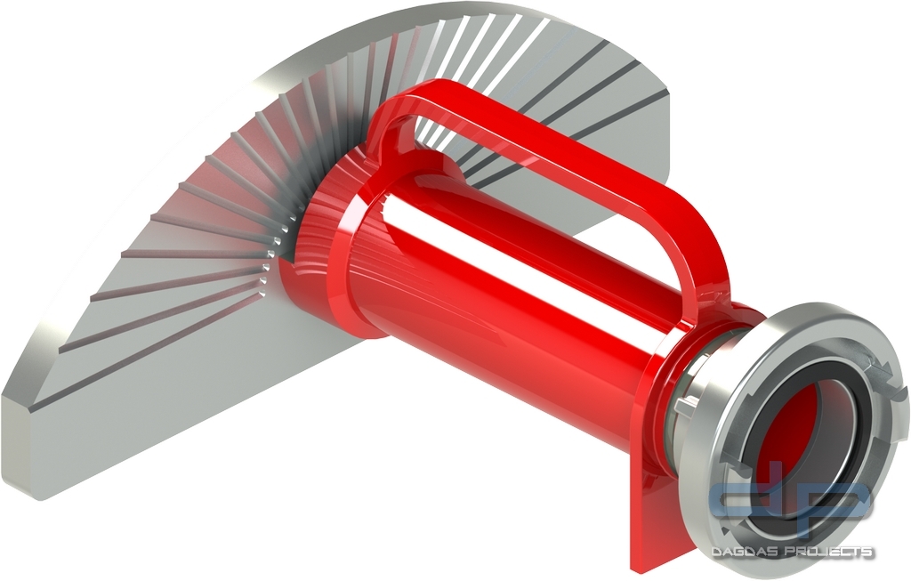 Wasserwanddüse 1200 Storz-B