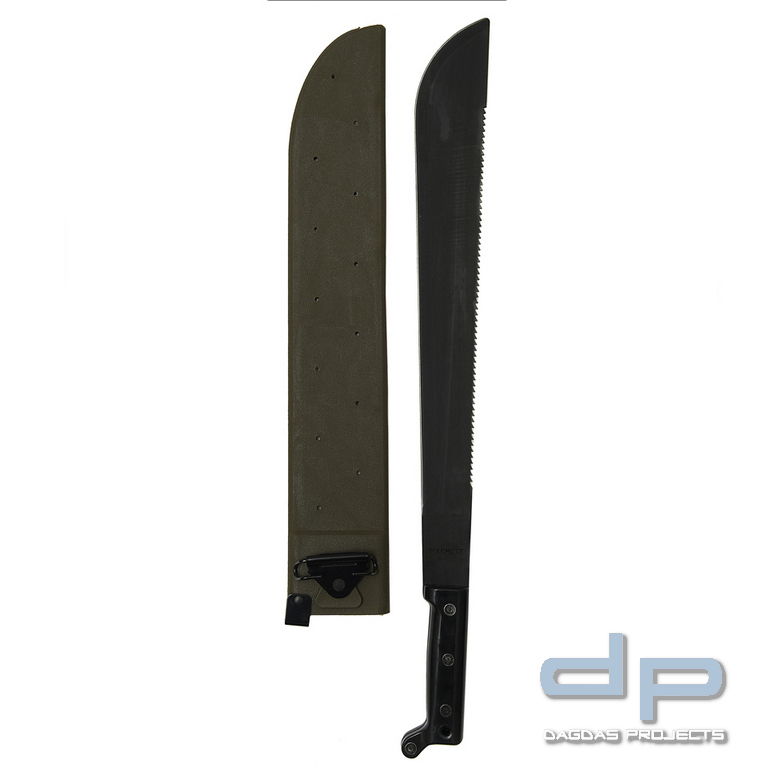Zacken Machete mit Futteral
