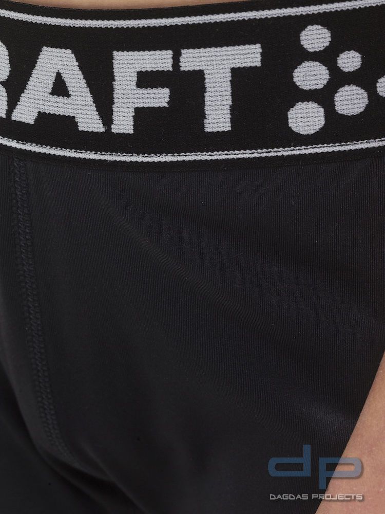 Craft Pro Control Compression Short Tights für Kinder in Schwarz