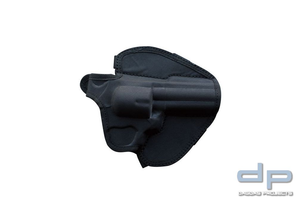 Waimex Cordura-Holster für S&W Rev. Mod. 500 bis 4-Lauf u. a. große Revolver/Pistolen, rechts