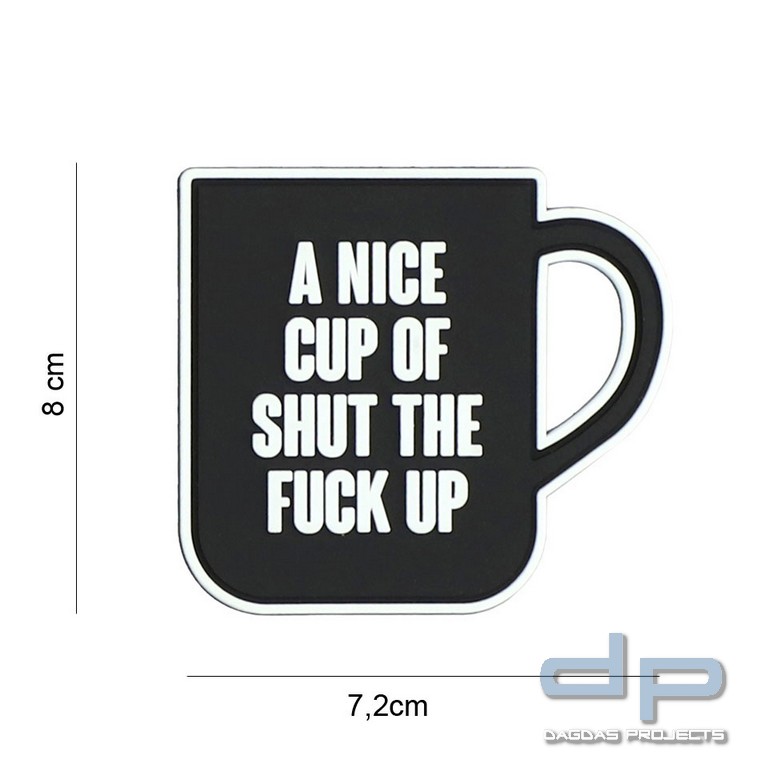 Emblem 3D PVC A nice cup black