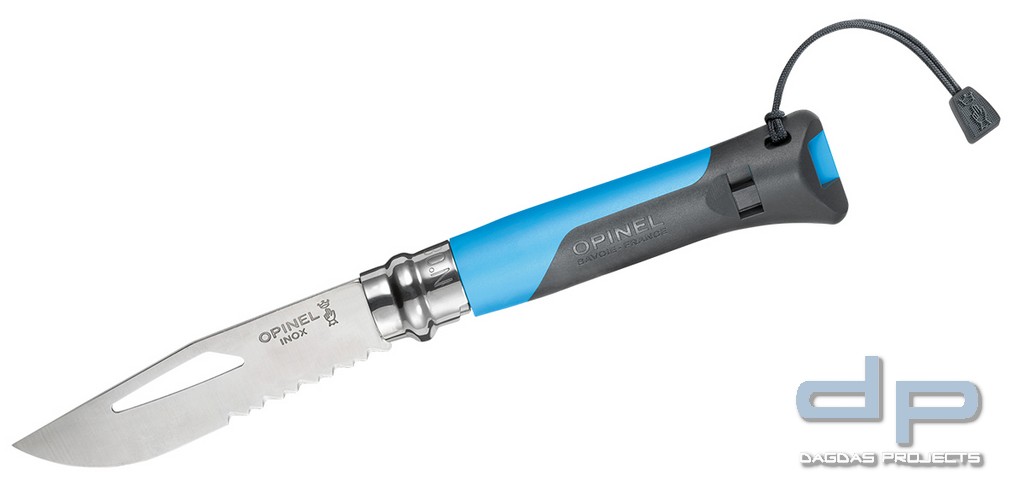 OPINEL TASCHENMESSER NO.8 OUTDOOR ROSTFREI in Grün und Blau
