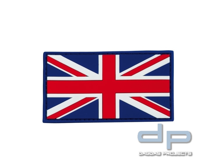 3D Rubber Patch Großbritannien Bunt