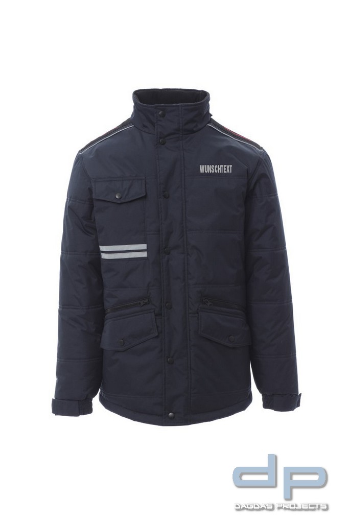Payper Behördenjacke "FIGHTER FX MID" in verschiedenen Farben mit Aufdruck in Reflex Silber