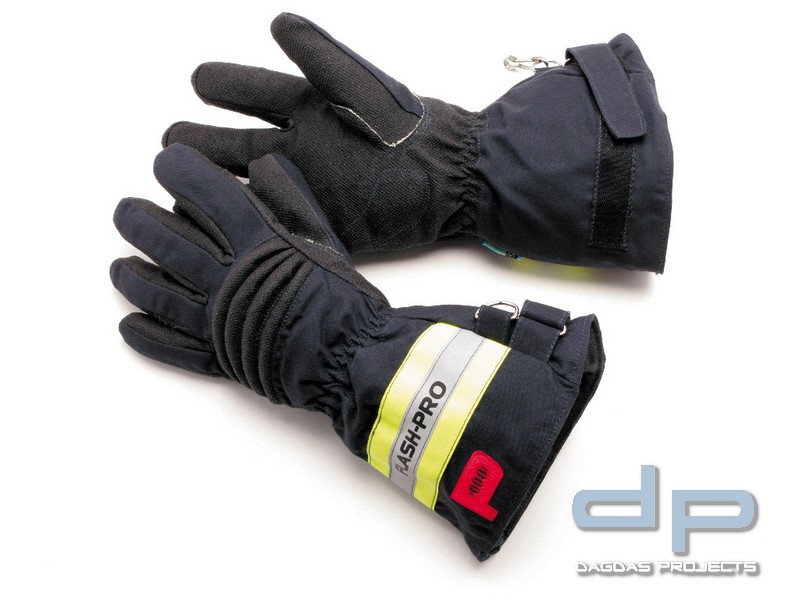 FLASH PRO Feuerwehrhandschuh mit Eurotex Nässesperre und langer Stulpe gemäß EN 659:2008