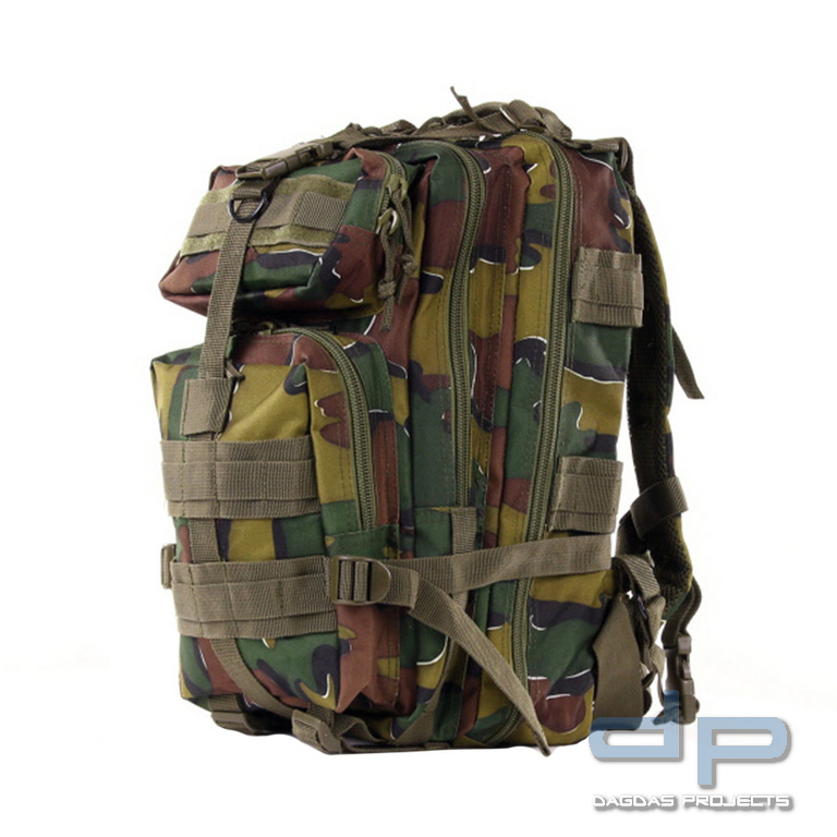 Rucksack assault 1-day Belg. camo