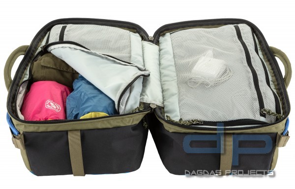 Fjällräven Vardag Splitpack 45 (Trage- und Reise- Tasche) in dunkelgrau
