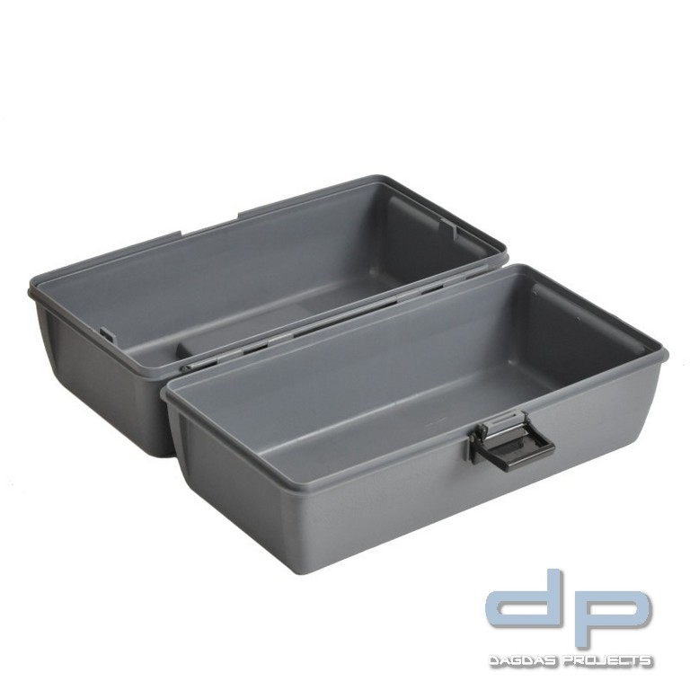 Lightning® Kunststoffbox D grau, 36,5 x 20,3 x 17,8 cm