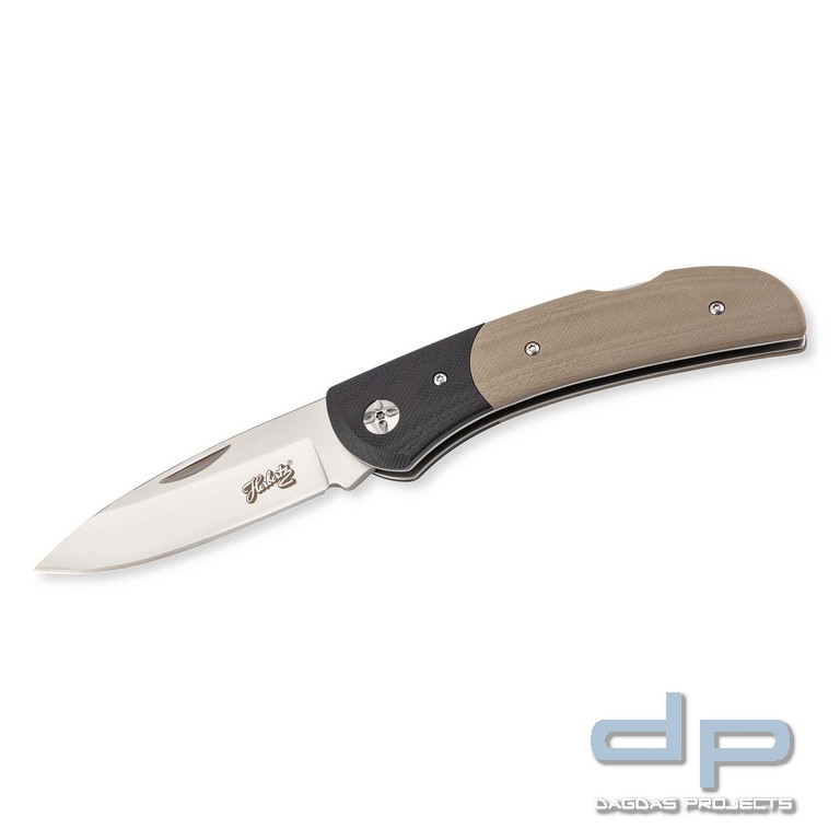 Taschenmesser G10 mit Heftschalen aus schwarzem und grünem G10