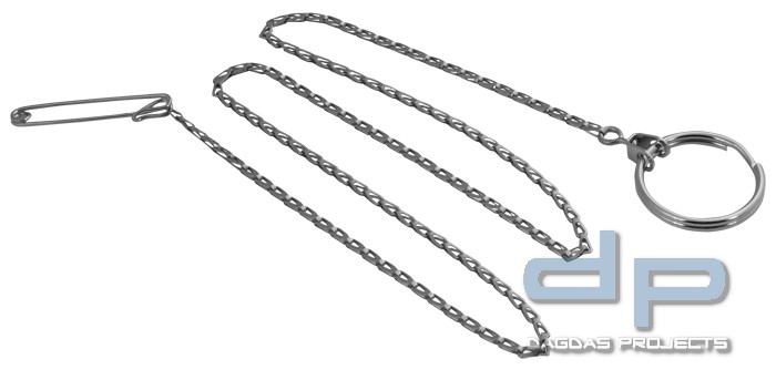 KEY-BAK Schlüsselkette mit Pin 60 cm