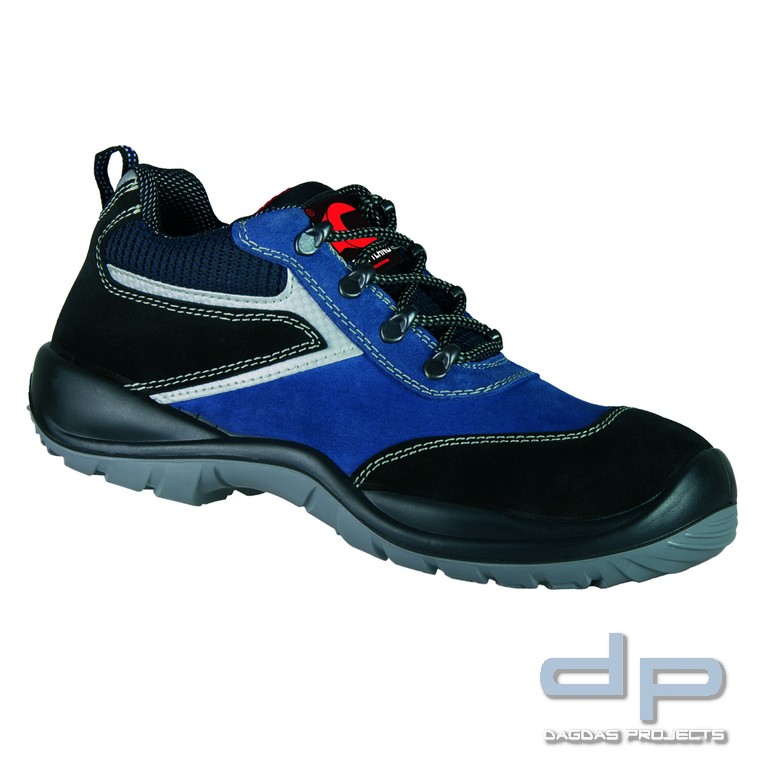 Halbschuhe in Blau/Schwarz abgesetzt