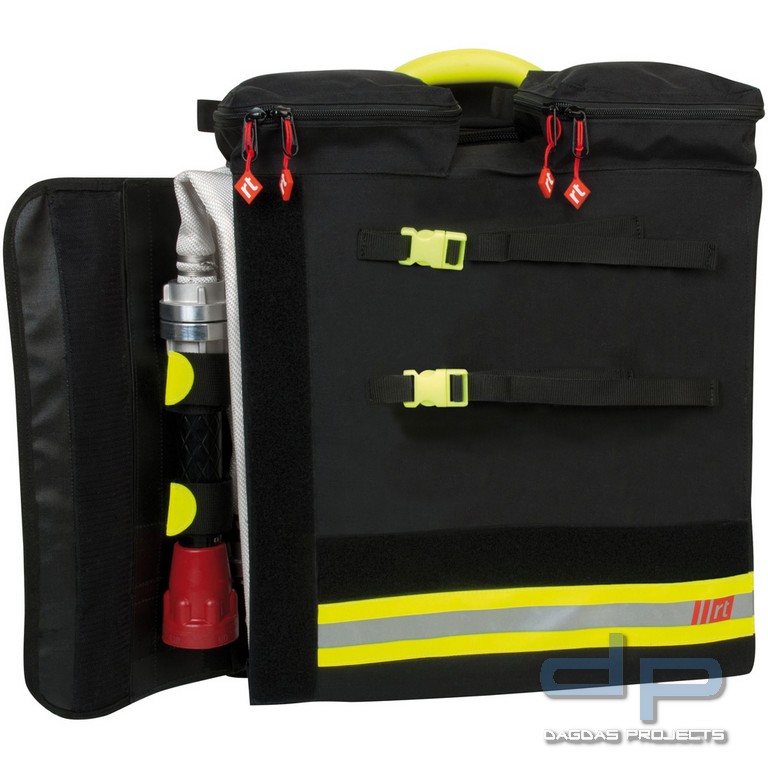 Set Rucksack Forest mit Standardschlauch gelb Zusatzbeladung Waldbrand nach DIN 14800-18