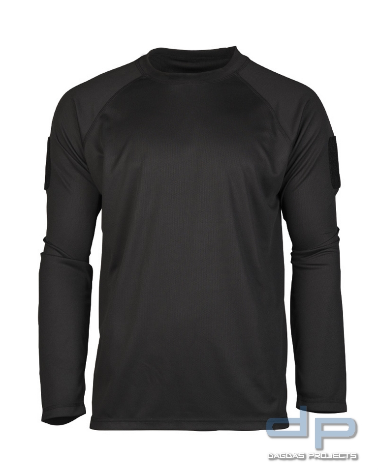 TACTICAL QUICK DRY LANGARMSHIRT SCHWARZ VPE 3
