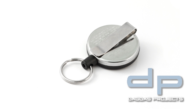 KEY-BAK, Clip + Kevlarseil 120 cm schwarz