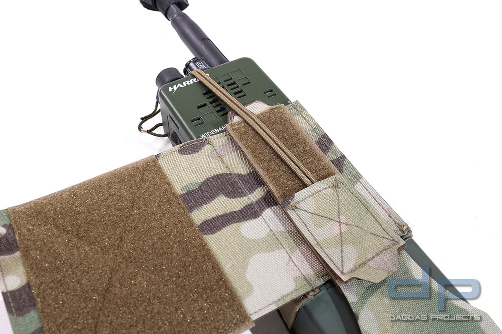 WAS Laser Cut Wing Velcro MBTIR Radio Pouch (Links)