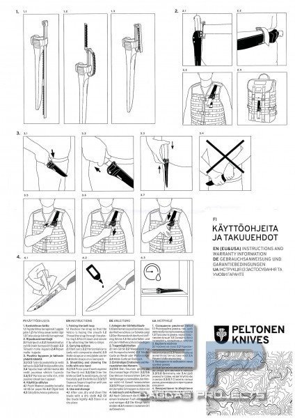 PELTONEN M07 RANGER PUUKKO MIT KOMPOSIT-SCHEIDE (BUSHCRAFT-MESSER) IN VERSCHIEDENEN FARBEN