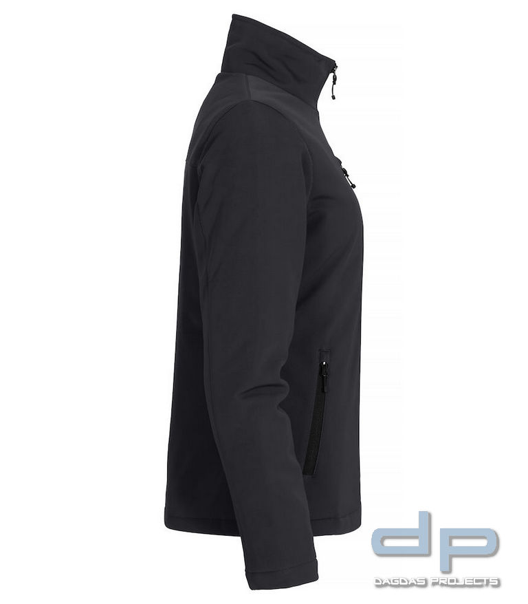 Behörden Padded Softshell Jacke Lady mit Wunschaufdruck in reflex silber