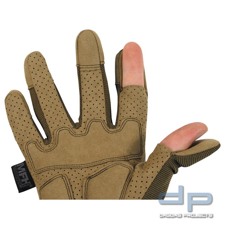 Tactical Handschuhe, "Action" coyote tan