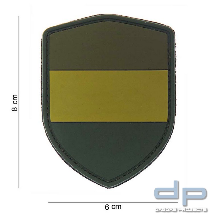 Emblem 3D PVC Schild Niederlande grün