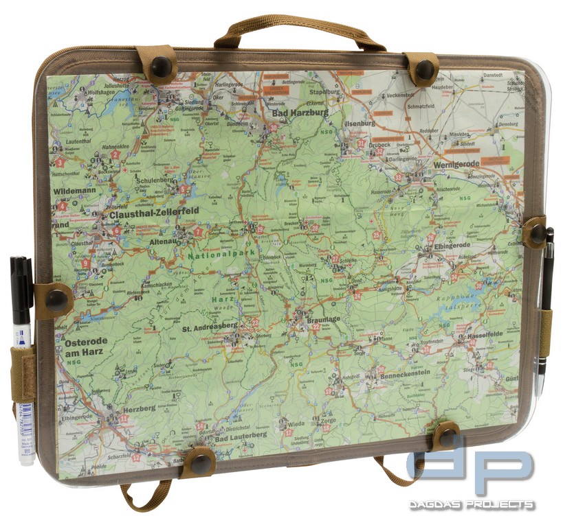 BATTLE BOARD SWIFT MOLLE KARTENBRETT LARGE Coyote