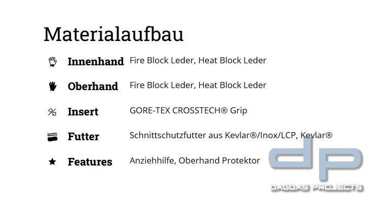 Eska Feuerwehrhandschuh HELIOS-E 5F Strickbund