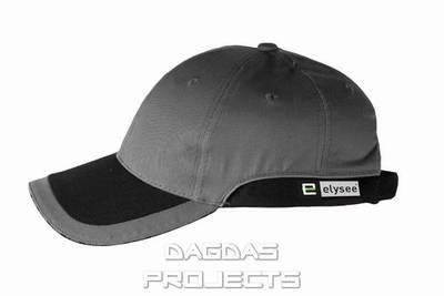 Cap in Grau/Schwarz