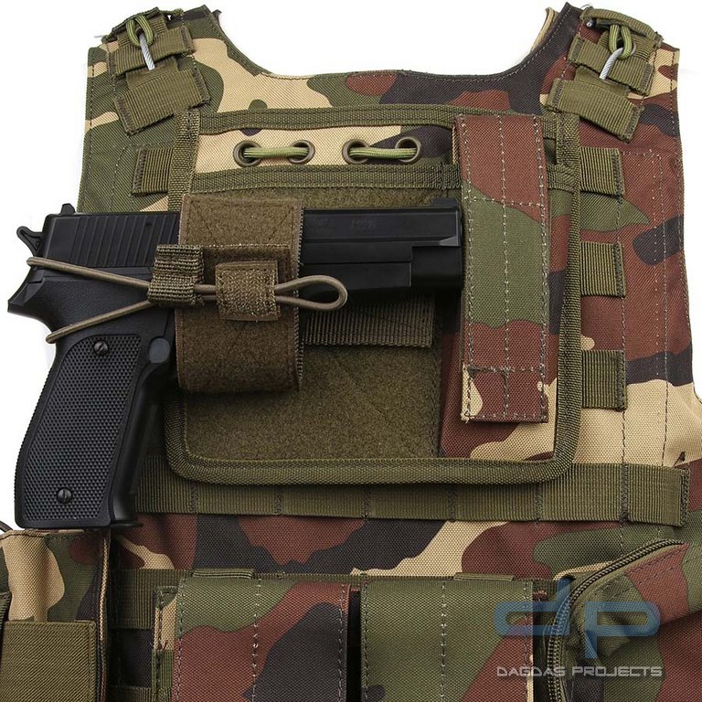 Universal Pistolenhalter mit Klettbandverschluß in verschiedenen Farben