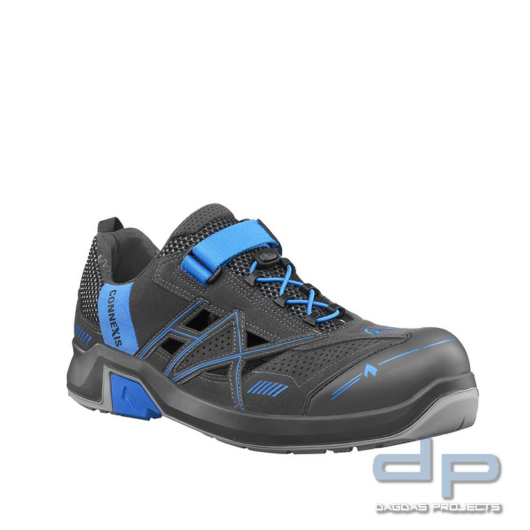 HAIX CONNEXIS Safety Air S1 low grey-blue