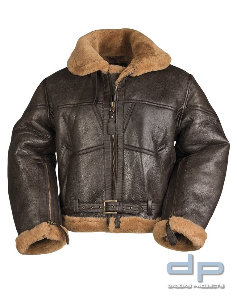 BRIT.BOMBERJACKE RAF LAMMFELL
