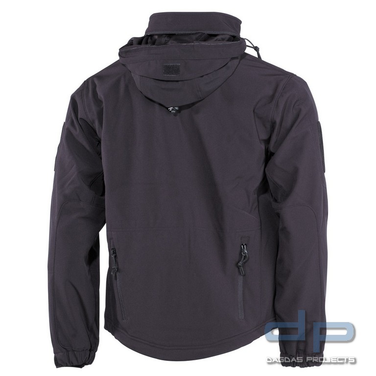 Soft Shell Jacke, "Scorpion", schwarz