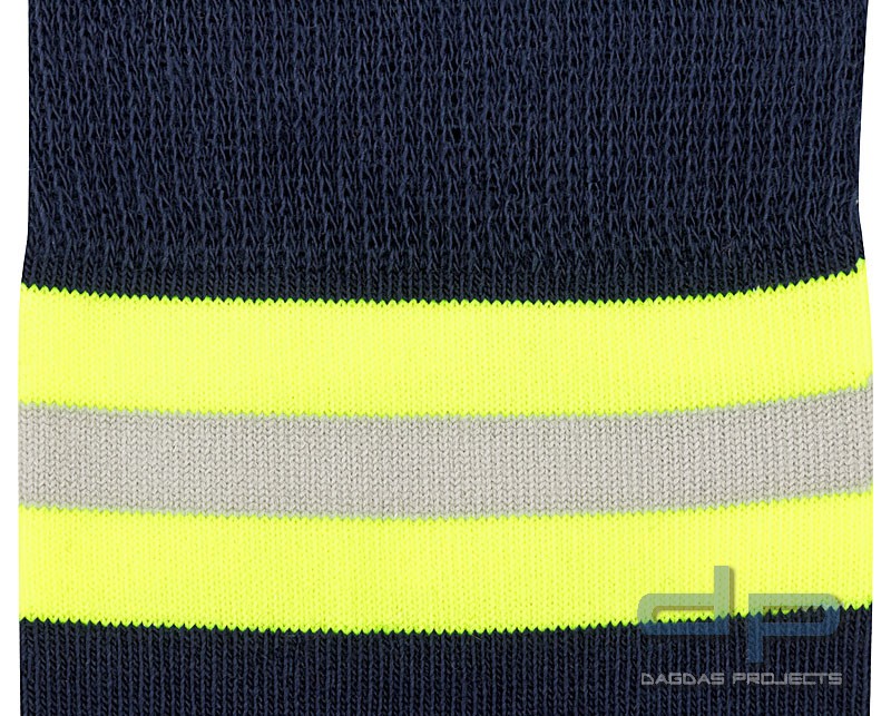 Heldensocken marineblau gelb-silber-gelb - Made in Germany - Paar - in verschiedenen Größen