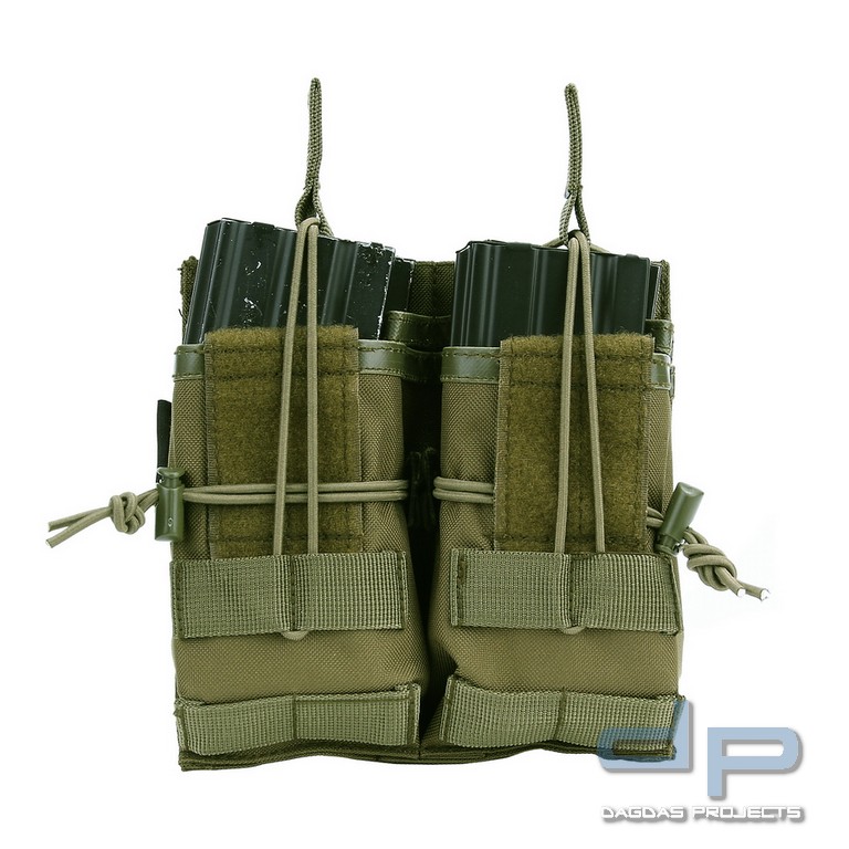 Munitionstasche Airsoft Doppel-Magazine in verschiedenen Farben