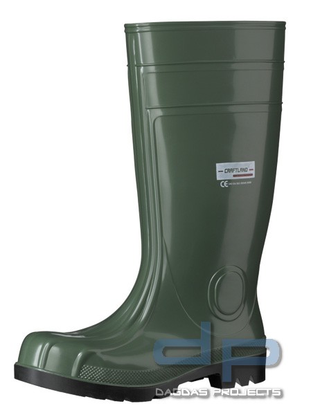 EUROMAX Stiefel in Grün/Schwarz