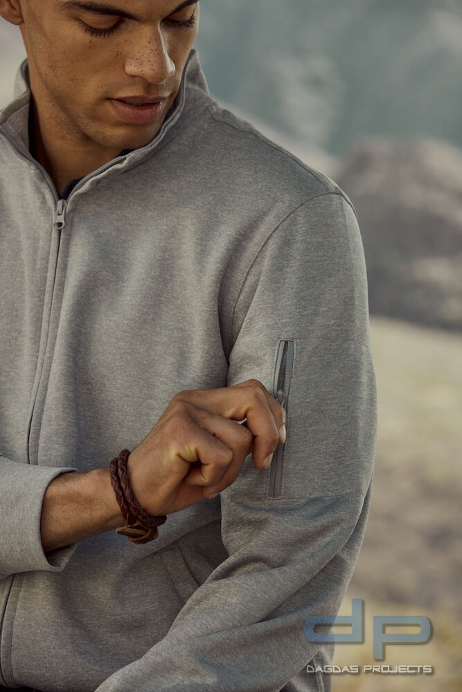Basic Active Cardigan mit Wunschaufdruck in verschiedenen Farben Farbe: Dunkelblau Größe: S und XL