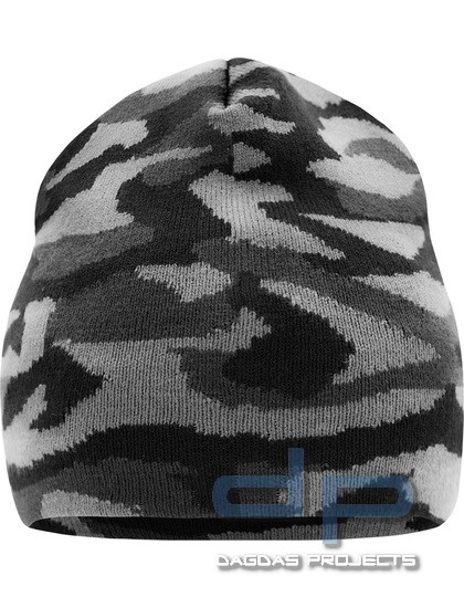 Camouflage Beanie in verschiedenen Farben