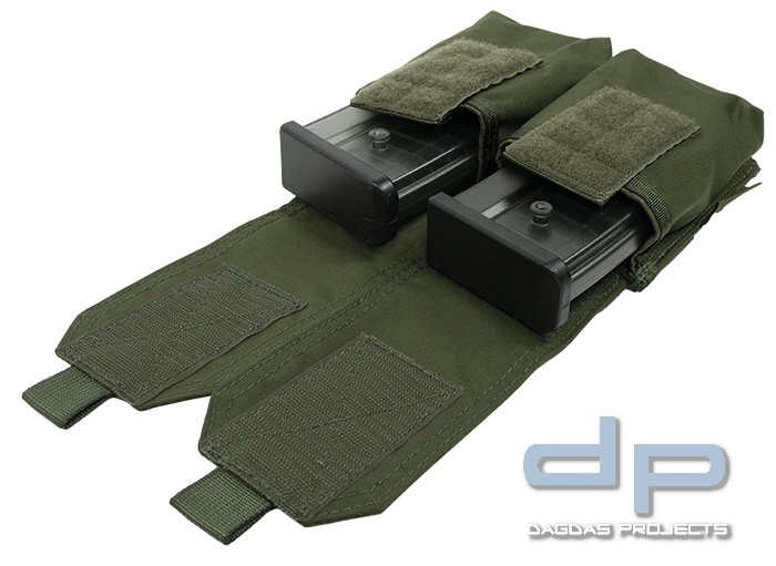 Warrior Doppelmagazintasche G36 Oliv