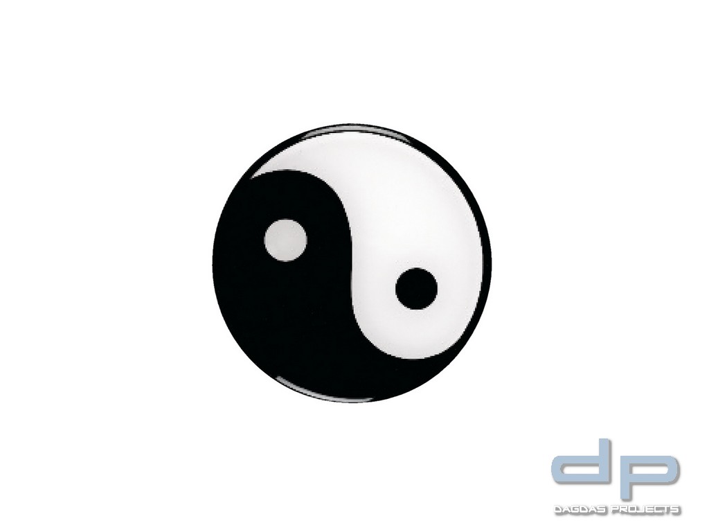 Aufkleber / Softsticker Yin Yang
