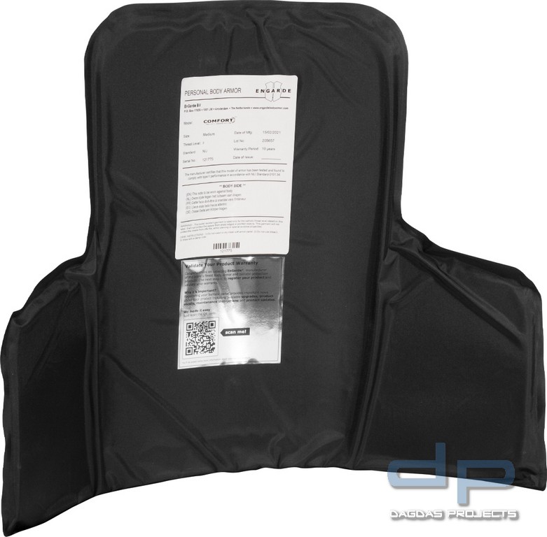 ENGARDE SCHUTZWESTE COMFORT NIJ LEVEL II