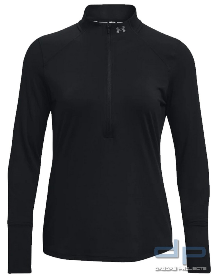 Under Armour Qualifier Run 2.0 1/2 Zip (Frauen Sweater) in schwarz